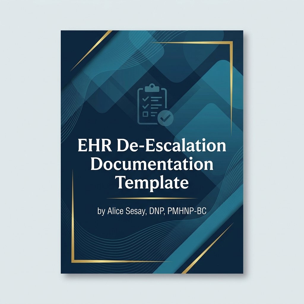EHR De-Escalation Documentation Template